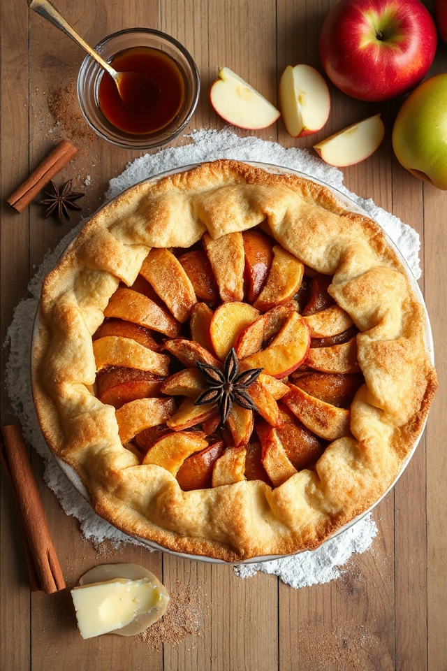 sugar free spiced apple pie