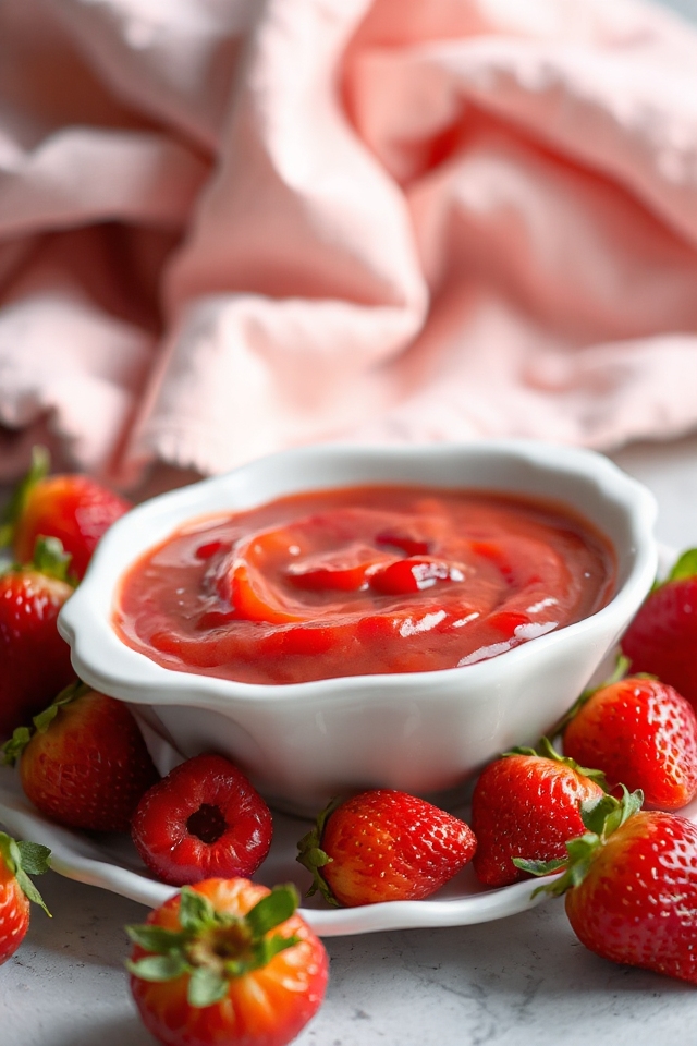 sweet strawberry sauce recipe