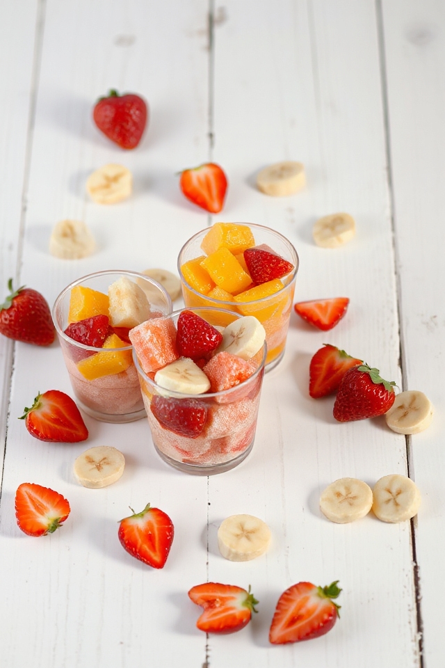 tropical fruit frozen cups