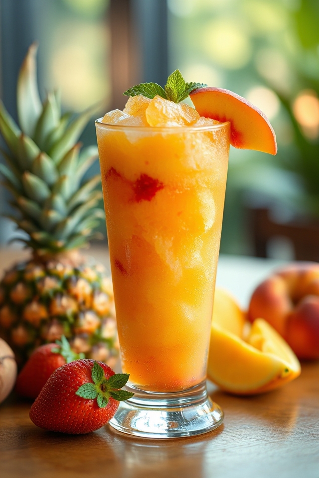 tropical peach slush recipe