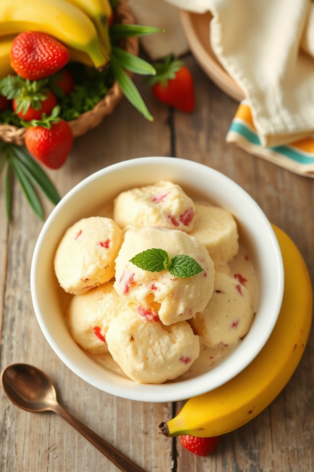 tropical sorbet with chocolate