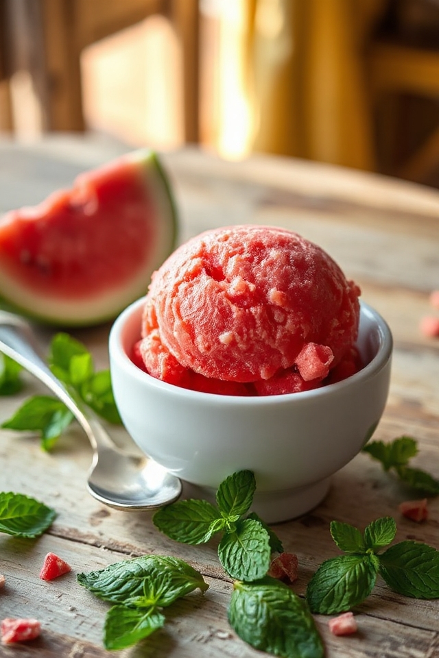 watermelon sorbet recipe guide