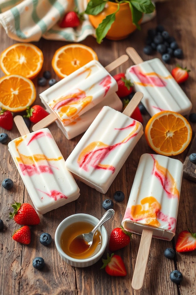 yogurt popsicle with concentrate